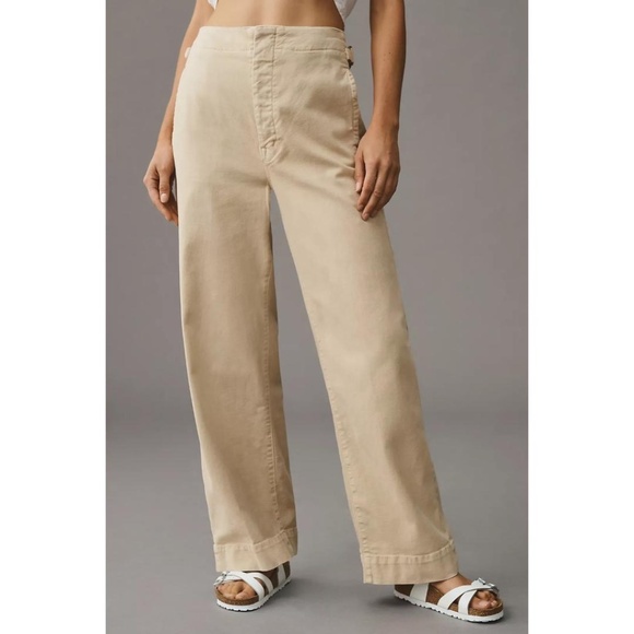 MOTHER Women's Flare & Wide Leg Jeans in Tan - Picture 1 of 14
